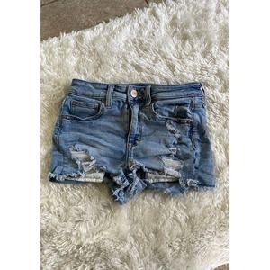 American Eagle high rise Jean Shorts size 2